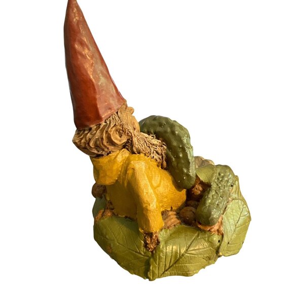 Vintage 3 Tom Clark Gnome Figurines Ross Pepper Luigi 1991 Pecan Resin Estate - Picture 13 of 13